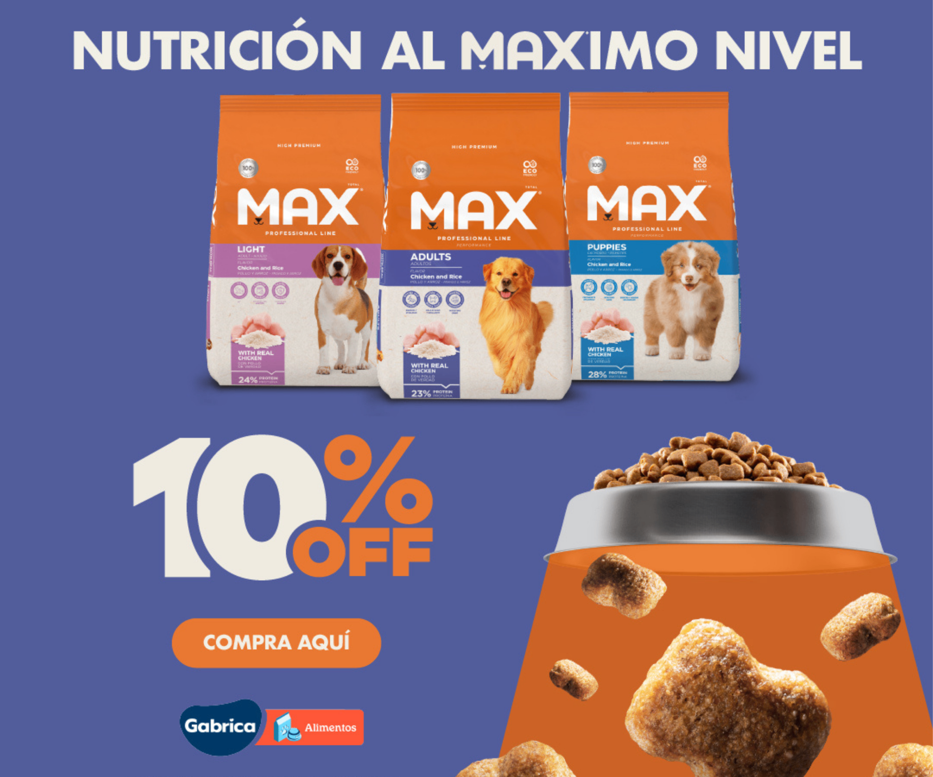 MAX Professional Line - Nutrición al máximo nivel, 10% OFF